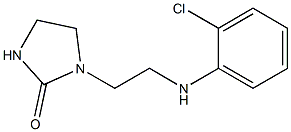 1-{2-[(2-chlorophenyl)amino]ethyl}imidazolidin-2-one 구조식 이미지