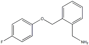 1-{2-[(4-fluorophenoxy)methyl]phenyl}methanamine 구조식 이미지