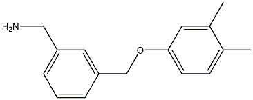 1-{3-[(3,4-dimethylphenoxy)methyl]phenyl}methanamine 구조식 이미지