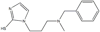 1-{3-[benzyl(methyl)amino]propyl}-1H-imidazole-2-thiol Structure