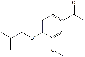 1-{3-methoxy-4-[(2-methylprop-2-enyl)oxy]phenyl}ethanone Structure