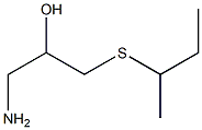 1-amino-3-(butan-2-ylsulfanyl)propan-2-ol Structure