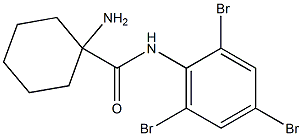1-amino-N-(2,4,6-tribromophenyl)cyclohexane-1-carboxamide 구조식 이미지