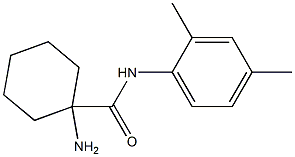 1-amino-N-(2,4-dimethylphenyl)cyclohexanecarboxamide Structure