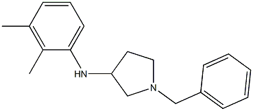 1-benzyl-N-(2,3-dimethylphenyl)pyrrolidin-3-amine Structure