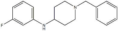 1-benzyl-N-(3-fluorophenyl)piperidin-4-amine 구조식 이미지