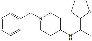 1-benzyl-N-[1-(oxolan-2-yl)ethyl]piperidin-4-amine Structure