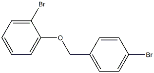 1-bromo-2-[(4-bromophenyl)methoxy]benzene Structure