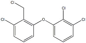 1-chloro-2-(chloromethyl)-3-(2,3-dichlorophenoxy)benzene Structure