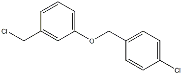 1-chloro-4-[3-(chloromethyl)phenoxymethyl]benzene Structure