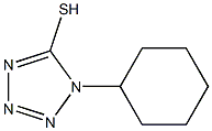 1-cyclohexyl-1H-1,2,3,4-tetrazole-5-thiol Structure