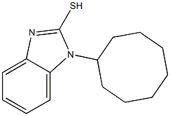 1-cyclooctyl-1H-1,3-benzodiazole-2-thiol 구조식 이미지