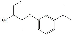 1-ethyl-2-(3-isopropylphenoxy)propylamine 구조식 이미지