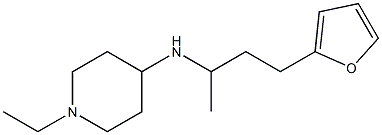 1-ethyl-N-[4-(furan-2-yl)butan-2-yl]piperidin-4-amine 구조식 이미지