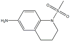 1-methanesulfonyl-1,2,3,4-tetrahydroquinolin-6-amine 구조식 이미지