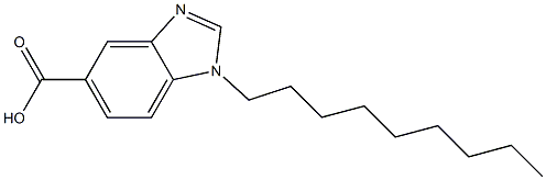 1-nonyl-1H-1,3-benzodiazole-5-carboxylic acid 구조식 이미지