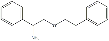 1-phenyl-2-(2-phenylethoxy)ethan-1-amine Structure