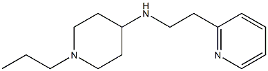 1-propyl-N-[2-(pyridin-2-yl)ethyl]piperidin-4-amine Structure