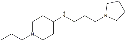 1-propyl-N-[3-(pyrrolidin-1-yl)propyl]piperidin-4-amine 구조식 이미지