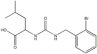 2-({[(2-bromophenyl)methyl]carbamoyl}amino)-4-methylpentanoic acid 구조식 이미지