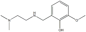 2-({[2-(dimethylamino)ethyl]amino}methyl)-6-methoxyphenol 구조식 이미지