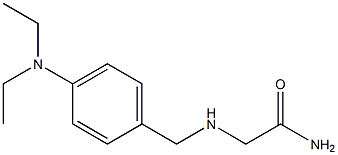 2-({[4-(diethylamino)phenyl]methyl}amino)acetamide 구조식 이미지