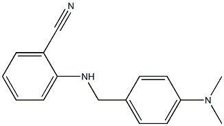 2-({[4-(dimethylamino)phenyl]methyl}amino)benzonitrile Structure