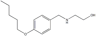 2-({[4-(pentyloxy)phenyl]methyl}amino)ethan-1-ol 구조식 이미지