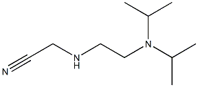 2-({2-[bis(propan-2-yl)amino]ethyl}amino)acetonitrile Structure