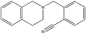 2-(1,2,3,4-tetrahydroisoquinolin-2-ylmethyl)benzonitrile Structure