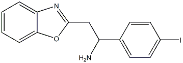 2-(1,3-benzoxazol-2-yl)-1-(4-iodophenyl)ethan-1-amine Structure