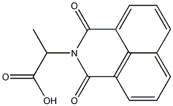 2-(1,3-dioxo-1H-benzo[de]isoquinolin-2(3H)-yl)propanoic acid Structure