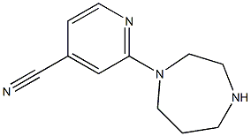 2-(1,4-diazepan-1-yl)isonicotinonitrile Structure