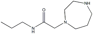 2-(1,4-diazepan-1-yl)-N-propylacetamide 구조식 이미지
