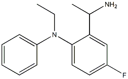 2-(1-aminoethyl)-N-ethyl-4-fluoro-N-phenylaniline Structure