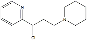 2-(1-chloro-3-piperidin-1-ylpropyl)pyridine 구조식 이미지