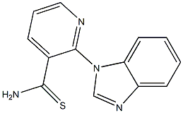 2-(1H-benzimidazol-1-yl)pyridine-3-carbothioamide Structure