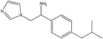 2-(1H-imidazol-1-yl)-1-(4-isobutylphenyl)ethanamine 구조식 이미지