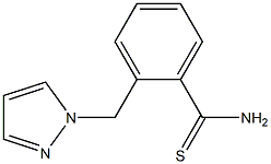 2-(1H-pyrazol-1-ylmethyl)benzenecarbothioamide 구조식 이미지