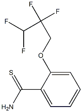 2-(2,2,3,3-tetrafluoropropoxy)benzene-1-carbothioamide Structure