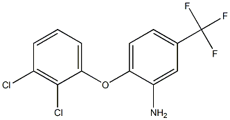 2-(2,3-dichlorophenoxy)-5-(trifluoromethyl)aniline Structure