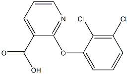 2-(2,3-dichlorophenoxy)pyridine-3-carboxylic acid Structure