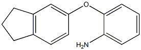 2-(2,3-dihydro-1H-inden-5-yloxy)aniline Structure