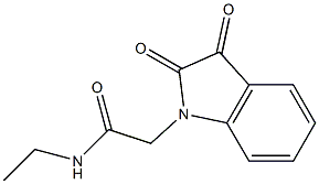 2-(2,3-dioxo-2,3-dihydro-1H-indol-1-yl)-N-ethylacetamide Structure