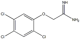 2-(2,4,5-trichlorophenoxy)ethanimidamide 구조식 이미지