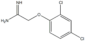 2-(2,4-dichlorophenoxy)ethanimidamide 구조식 이미지