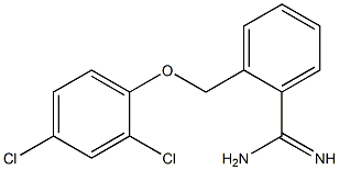 2-(2,4-dichlorophenoxymethyl)benzene-1-carboximidamide 구조식 이미지