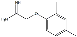 2-(2,4-dimethylphenoxy)ethanimidamide Structure