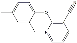 2-(2,4-dimethylphenoxy)nicotinonitrile 구조식 이미지