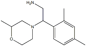 2-(2,4-dimethylphenyl)-2-(2-methylmorpholin-4-yl)ethanamine 구조식 이미지